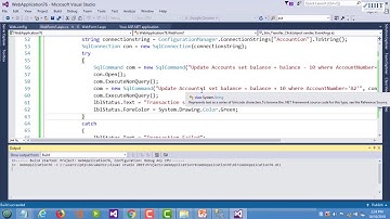Transaction in ADO Net Part 2