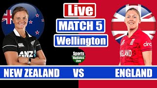 Фото England Women Vs New Zealand Women Live 5th T20 || NZW Vs ENGW Live Commentary \u0026 Scores