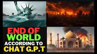 How this world will End? According to Chat G.T.P.chat gtp