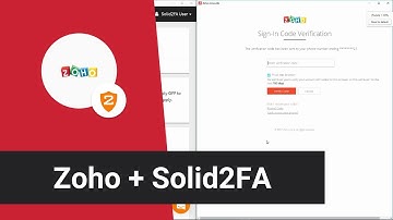 Zoho + Solid2FA — Secure 2-Step Login for your Zoho Account