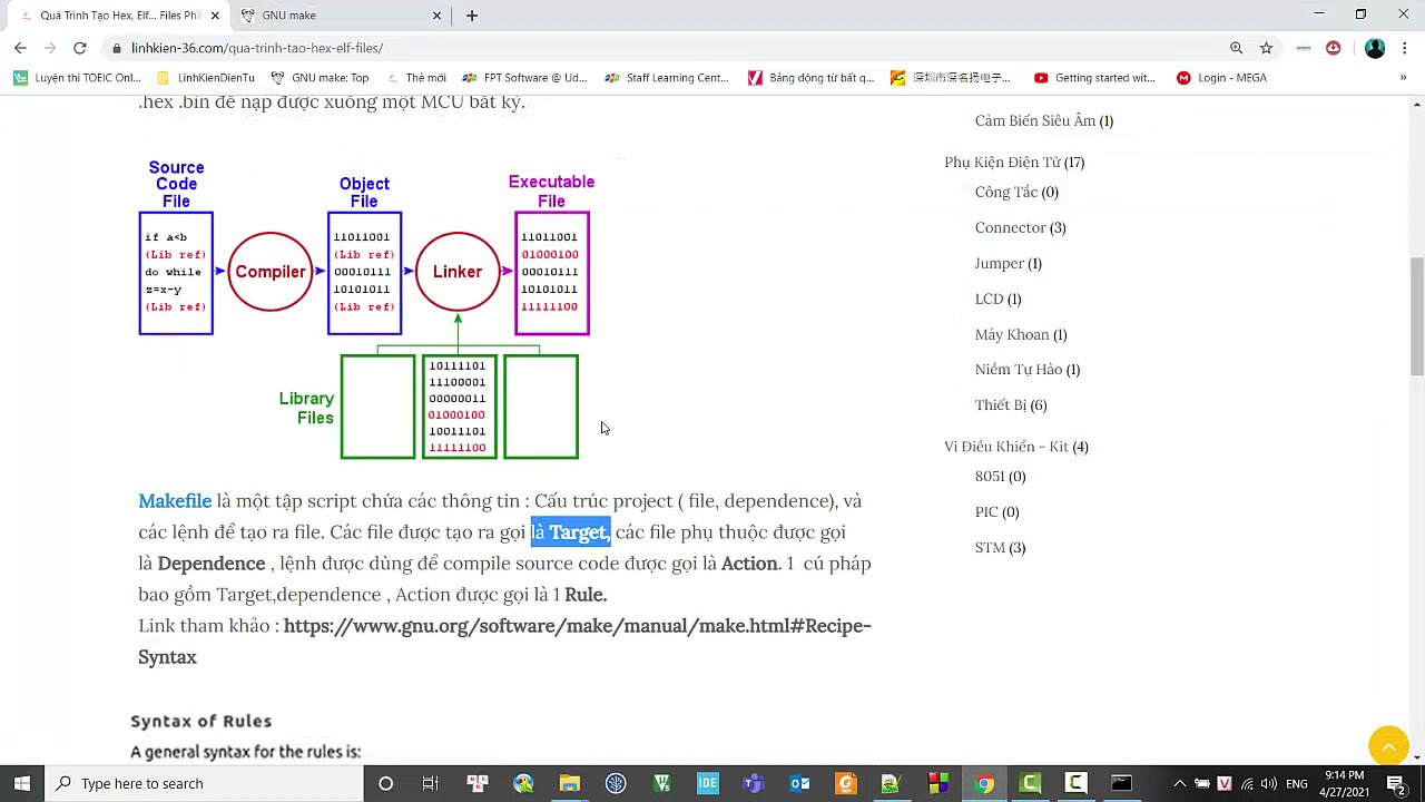 [Makefile] Bài 4: Rule Makefile Và Từ Khóa Phony