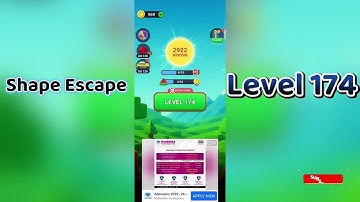 🔥 Shape Escape Level 174 Walkthrough | Can You Solve It? 🧠💥