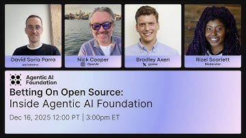 Betting On Open Source: Inside Agentic AI Foundation
