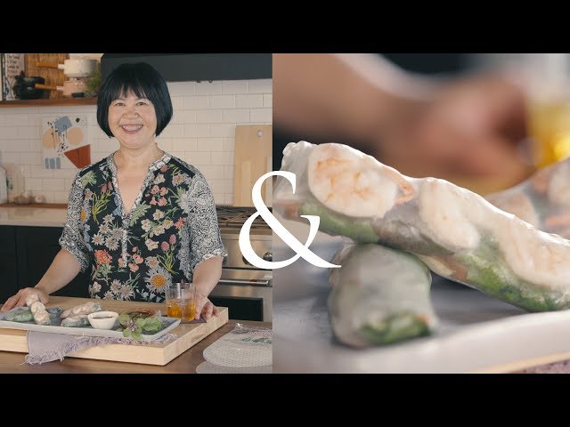 How to wrap rice paper rolls - A Kitchen Cat