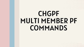 Batch 2 I AS400 I Day 4 - CHGPF & Multi Member Physical File, Commands