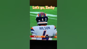 Zach Wilson showing MAJOR improvement 👀 #nfl #sports #shorts