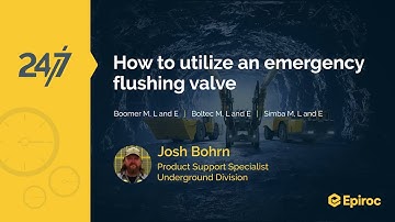 How to utilize an emergency flushing valve | Boomer, Boltec, and Simba series M, L and E models