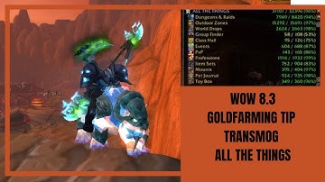WoW - Transmog Farming Tip - Use this addon while farming - All The Things - WoW Shadowlands 9.0.1