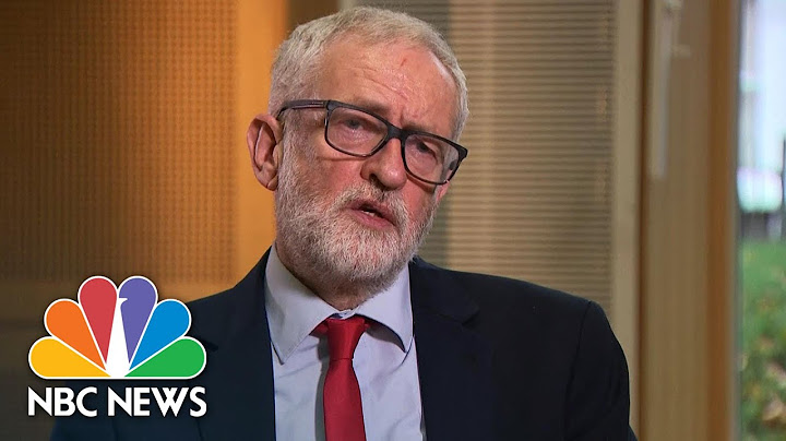 ‘No, I'm Not Part Of The Problem’: Corbyn Responds To Anti-Semitism Report | NBC News NOW