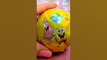 ASMR UNBOXING Spongebob Squarepants Mira ball Review ❤️#shorts #asmr #spongebob #trending #funny