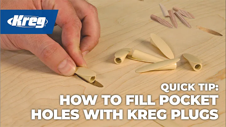 Quick Tip: How to Fill Pocket Holes with Kreg Plugs