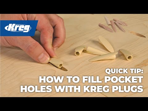 Quick Tip: How to Fill Pocket Holes with Kreg Plugs