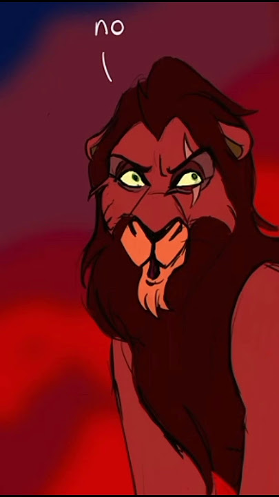 The Lion King Bloopers😅😂 #scar #simba #fypシ #funny #drawing #anime [Video Not Mine Credits to owner]