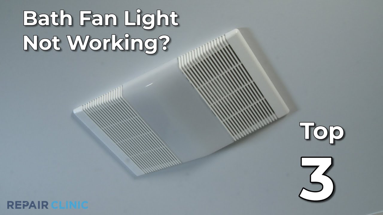 Why Bathroom Fan And Lights is Not Working: Quick Fixes