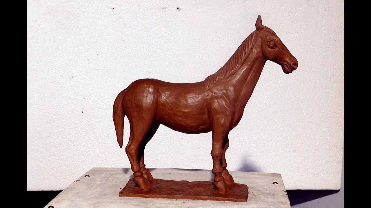 How to Sculpt a Horse How to Model a horse in Clay YouTube