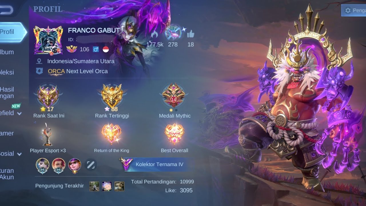 Narik - narik angin, jaringan rusak juga masih bisa epic comback + MVP!! #mobilelegends #francoteam 