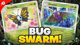 This Bug Deck SWARMS the Field! FOUR EVOLUTIONS on TURN 2!