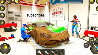 Car Wash Garage Service Workshop - Car Games Car Simulator Game Android Gameplay screenshot 5