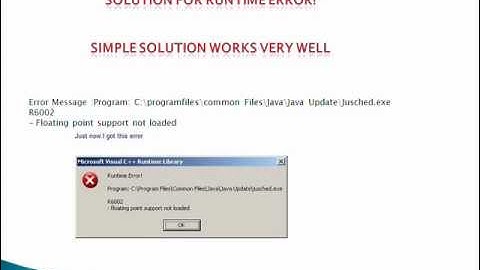 "r6002 floating point support not loaded" - simple solution 2016