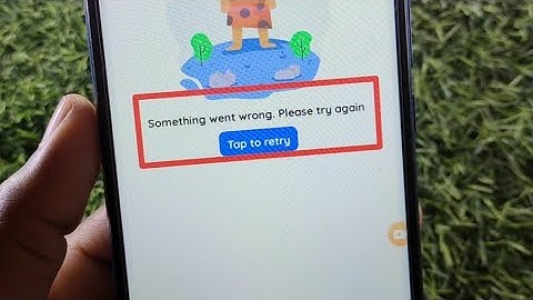 How to fix Something went wrong. Please try  again Tap to retry problem solve in Goibibo