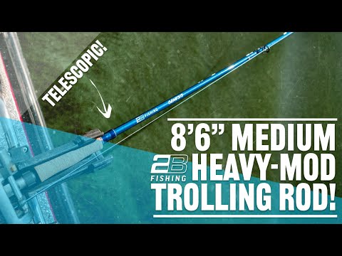 8'6MH-M Walleye Trolling Rod // 2B FISHING 