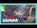 SAMOA: Delicious food cooked in Earth Oven or Umu 😲, wow!! (Pacific Ocean)