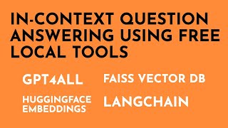 Sematic - use GPT4ALL, FAISS & HuggingFace Embeddings for local context-enhanced question answering