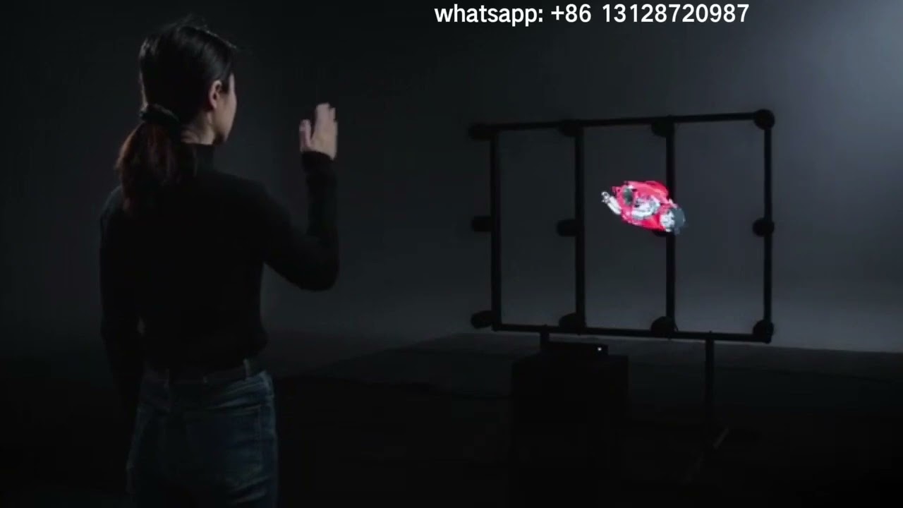 65HDU  HDMI 3D hologram fan with Gesture Control , interactive 3d hologram fan