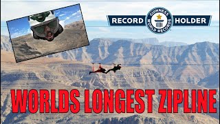 I flew on the Longest Zipline in the World!!! (160 KM/h!!!)