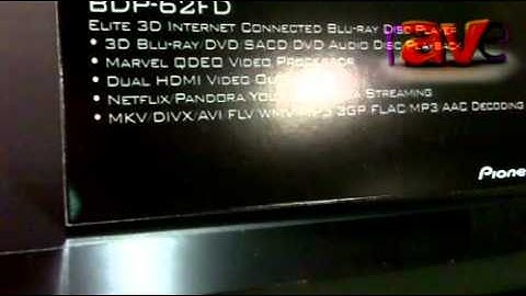 CEDIA 2012: Pioneer Shows New DLNA-Complaint BDP-62FD BluRay Player