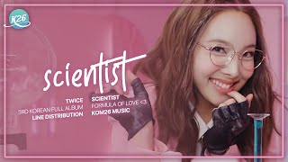 TWICE (트와이스) ~ SCIENTIST  ~ Line Distribution