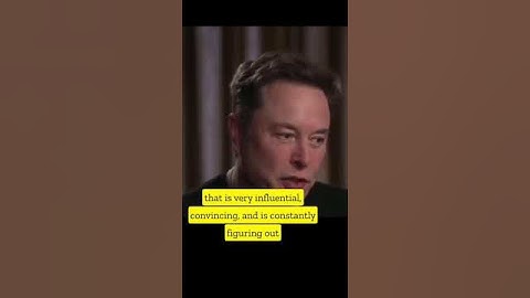 Elon Musk: Are They Training AI to Lie?