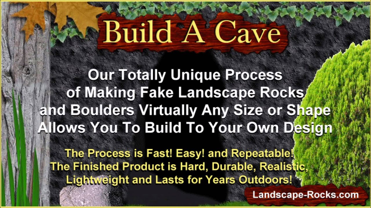 How to Make a Cave - Build a Backyard Cave - YouTube