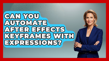 Can You Automate After Effects Keyframes With Expressions? - Design Tool Unlocked