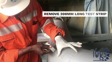 ISO 8502-3 Dust Tape Test  — Dust Test After Blast Cleaning IOGS Official Video