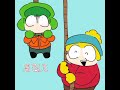 カートマンとカイルで撲殺天使ドクロちゃん kyle and cartman bokusatsu tenshi dokuro-chan OP