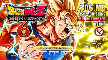 DRAGON BALL Z SHIN BUDOKAI 6 PPSSPP Mod for Dragon Ball Z: Shin Budokai 2 | Game DBZ PSP Gameplay