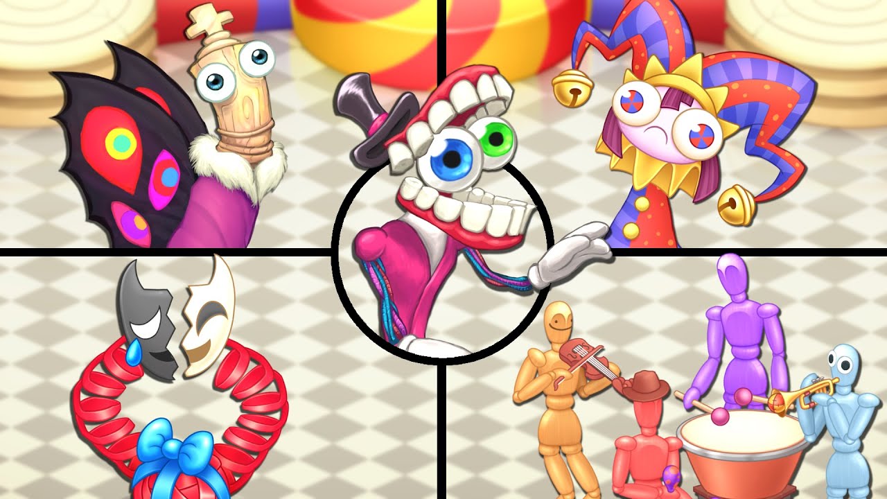 The Amazing Digital Island - All Monster Sounds & Animations