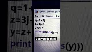 Can you Solve this? #python #shorts