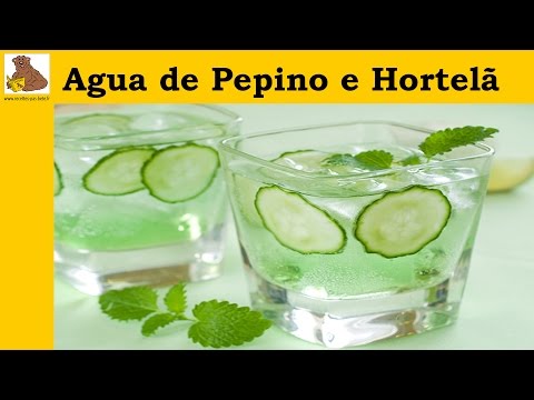 Vídeo: Limonada De Pepino Com Hortelã