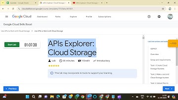 APIs Explorer: Cloud Storage #engineeringupdate #gsp421 #arcade