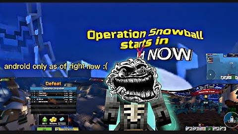Playing Operation Snowball RIGHT NOW (Pixel Gun 3D) Gameplay