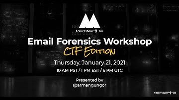 Email Forensics Workshop — CTF Edition