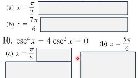 5 3 Solving Trig Equations P Calc HW L V Pt 1