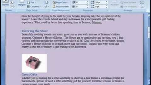 Word 2007 Themes and Templates