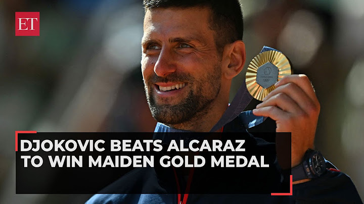 Novak Djokovic beats Carlos Alcaraz to win Olympic gold