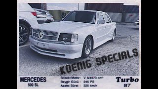 W126 Koenig Specials... легенда 80х!