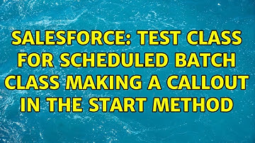 Salesforce: Test class for Scheduled Batch class making a callout in the start method