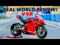 2020 Ducati Panigale V4R Real World First Ride & Review! (Race Akrapovic Exhaust Sound!)
