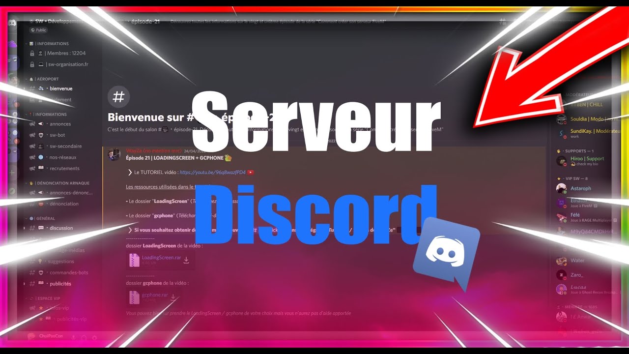 LE MEILLEUR SERVEUR DISCORD LEAK ET DEV !!?? (FiveM) - YouTube